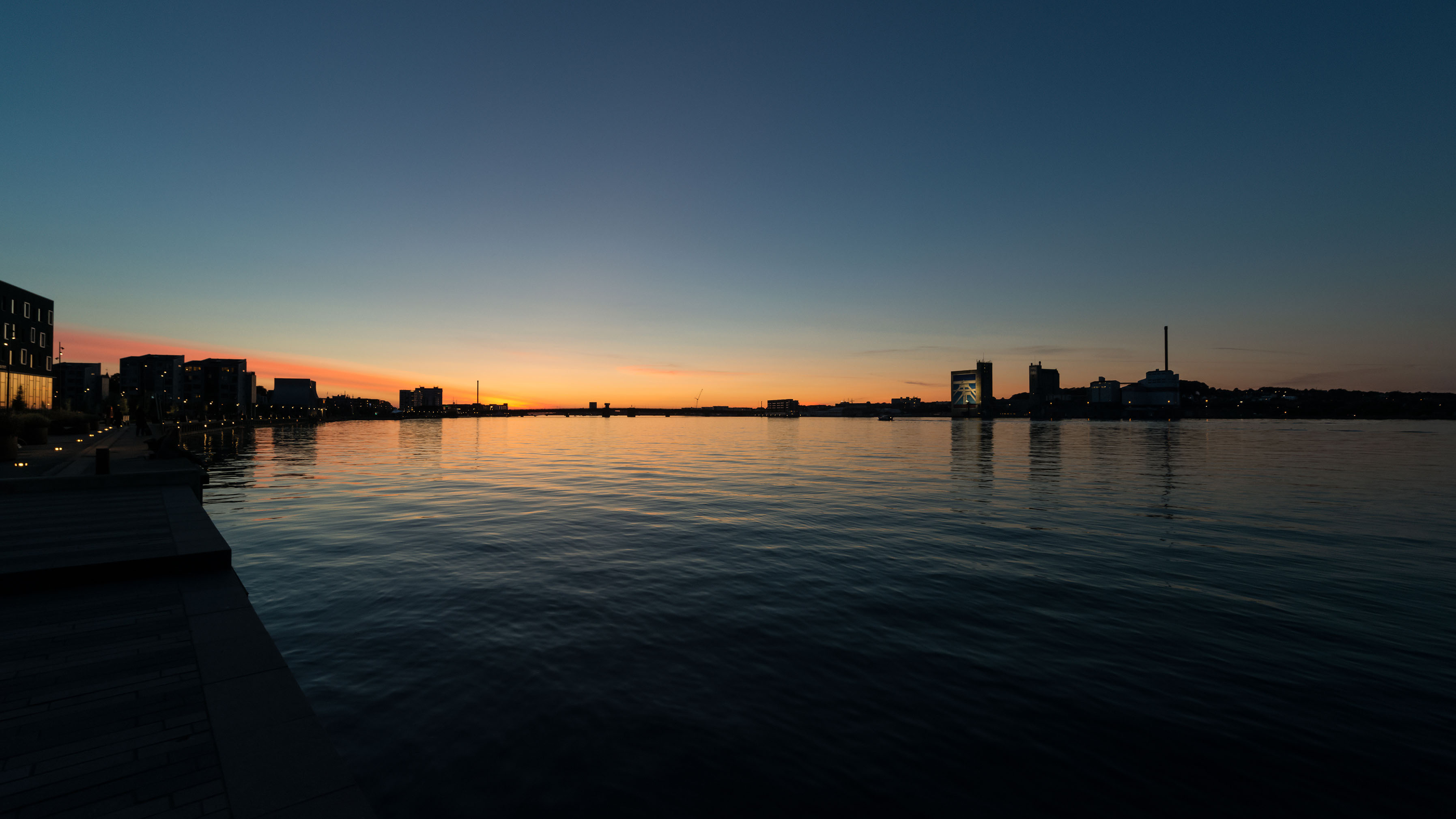 Photo of the Limfjord in Aalborg
